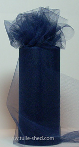 Navy Tulle